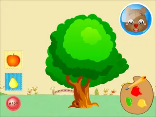 Opening frame of “Draw Some Fruits”, activity 1A Unit 1 Lesson 3 — an interactive activity.