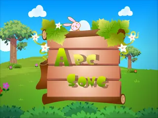 Opening frame of “A B C Song”, activity 1A Unit 1 Lesson 9 — a song.