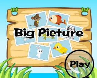 Opening frame of “Big Picture”, activity 1A Unit 3 Lesson 3 — an interactive activity.