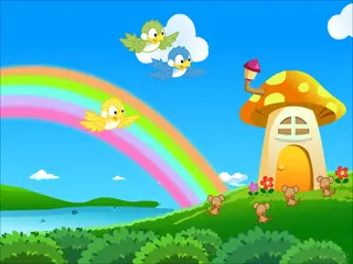 Opening frame of “Count the Animals”, activity 1A Unit 3 Lesson 6 — a linear activity.