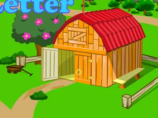 Opening frame of “Letter Matching”, activity 1B Unit 1 Lesson 9 — an interactive activity.