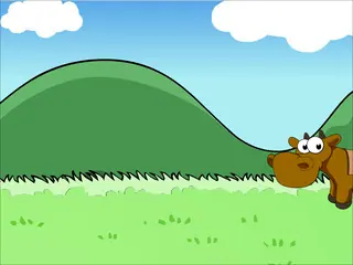 Opening frame of “Animals in Spring”, activity 1B Unit 2 Lesson 3 — an interactive activity.