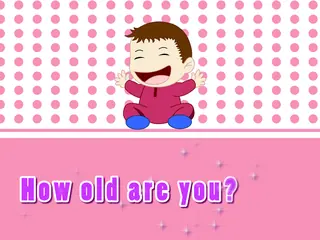 Opening frame of “How Old Are You?”, activity 1B Unit 3 Lesson 4 — an interactive activity.