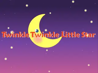 Opening frame of “Twinkle Twinkle Little Star”, activity 1B Unit 3 Lesson 5 — a linear activity.