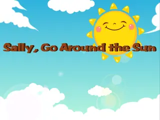 Opening frame of “Sally, Go Round the Sun”, activity 1B Unit 3 Lesson 8 — a linear activity.
