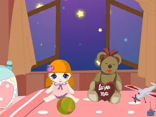 Opening frame of “Bye-bye toys”, activity 1B Unit 4 Lesson 5 — a linear activity.