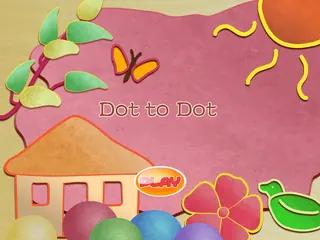 Opening frame of “Dot to Dot”, activity 1B Unit 4 Lesson 9 — an interactive activity.