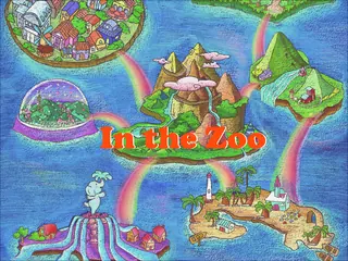 Opening frame of “In the Zoo”, activity 2A Unit 1 Lesson 3 — an interactive activity.
