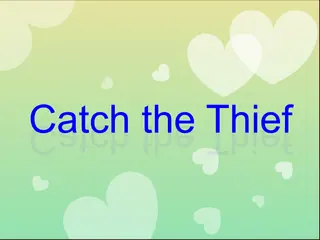 Opening frame of “Catch the Thief”, activity 2A Unit 2 Lesson 5 — an interactive activity.