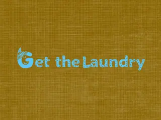 Opening frame of “Get the Laundry”, activity 2A Unit 3 Lesson 5 — an interactive activity.