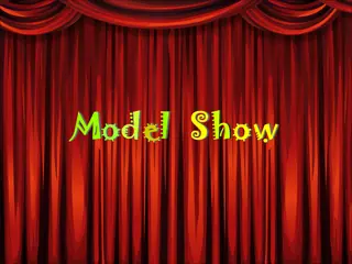 Opening frame of “Model Show”, activity 2A Unit 3 Lesson 6 — an interactive activity.