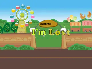 Opening frame of “I'm Lost”, activity 2A Unit 3 Lesson 6 — an interactive activity.