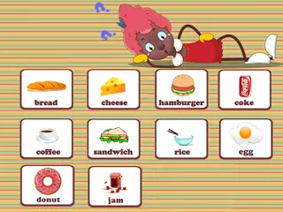 Opening frame of “Words Action”, activity 2A Unit 4 Lesson 2 — an interactive activity.
