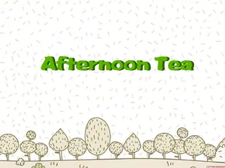 Opening frame of “Afternoon Tea”, activity 2A Unit 4 Lesson 5 — an interactive activity.