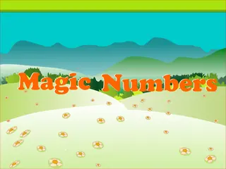 Opening frame of “Magic Numbers”, activity 2A Unit 4 Lesson 6 — an interactive activity.