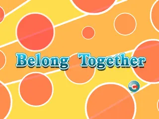 Opening frame of “Belong Together”, activity 2B Unit 2 Lesson 4 — an interactive activity.