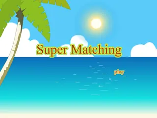 Opening frame of “Super Matching”, activity 2B Unit 2 Lesson 5 — an interactive activity.