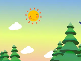 Opening frame of “Good Morning”, activity 2B Unit 2 Lesson 6 — a linear activity.