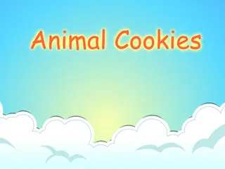 Opening frame of “Animal Cookies”, activity 2B Unit 2 Lesson 7 — an interactive activity.