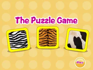 Opening frame of “The Puzzle Game”, activity 2B Unit 2 Lesson 8 — an interactive activity.