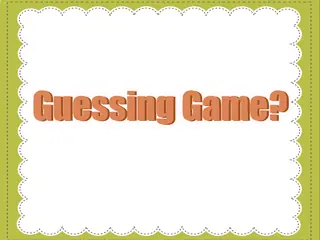Opening frame of “Guessing Game?”, activity 2B Unit 3 Lesson 2 — a song.
