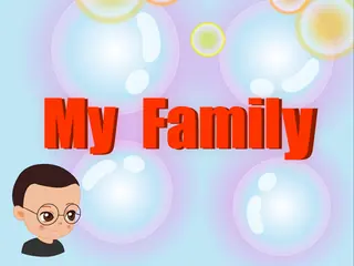 Opening frame of “My Family”, activity 2B Unit 3 Lesson 3 — an interactive activity.