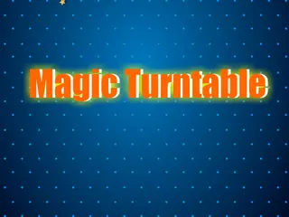 Opening frame of “Magic Turntable”, activity 2B Unit 3 Lesson 4 — an interactive activity.