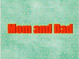 Opening frame of “Mom and Dad”, activity 2B Unit 3 Lesson 5 — an interactive activity.