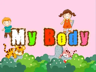 Opening frame of “My Body”, activity 2B Unit 4 Lesson 4 — an interactive activity.