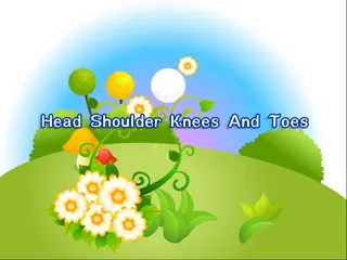 Opening frame of “Head Shoulder Knees And Toes”, activity 2B Unit 4 Lesson 8 — a linear activity.