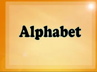 Opening frame of “Alphabet”, activity 2B Unit 4 Lesson 9 — an interactive activity.