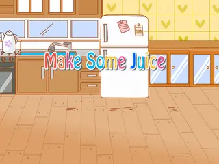 Opening frame of “Make Some Juice”, activity 3A Unit 1 Lesson 3 — an interactive activity.