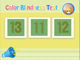 Opening frame of “Color Blindness Test”, activity 3A Unit 1 Lesson 5 — an interactive activity.