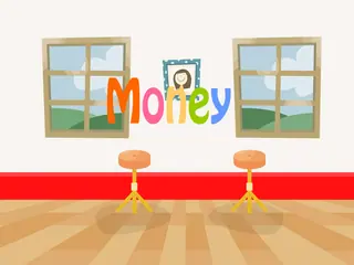 Opening frame of “Money”, activity 3A Unit 1 Lesson 6 — an interactive activity.