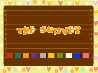 Opening frame of “The Survey”, activity 3A Unit 1 Lesson 8 — an interactive activity.