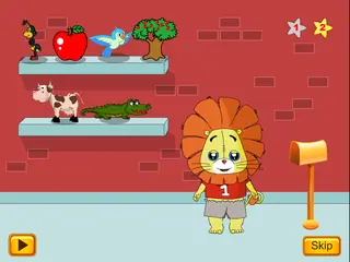Opening frame of “Leo's Letters”, activity 3A Unit 1 Lesson 9 — an interactive activity.