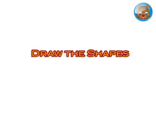 Opening frame of “Draw the Shapes”, activity 3A Unit 2 Lesson 2 — an interactive activity.