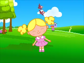 Opening frame of “What the Weather Is Like?”, activity 3A Unit 3 Lesson 5 — a linear activity.