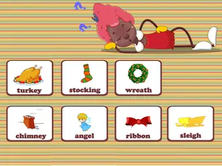 Opening frame of “Words Action”, activity 3A Unit 4 Lesson 2 — an interactive activity.