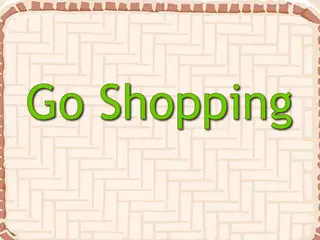 Opening frame of “Go Shopping”, activity 3A Unit 4 Lesson 3 — an interactive activity.