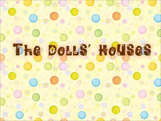 Opening frame of “The Dolls'Houses”, activity 3B Unit 1 Lesson 3 — an interactive activity.