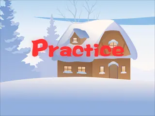 Opening frame of “Practice”, activity 3B Unit 1 Lesson 3 — an interactive activity.