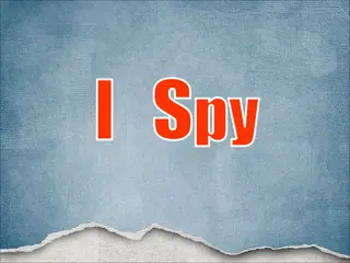 Opening frame of “I Spy”, activity 3B Unit 1 Lesson 5 — an interactive activity.