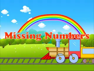 Opening frame of “Missing Numbers”, activity 3B Unit 1 Lesson 7 — a song.
