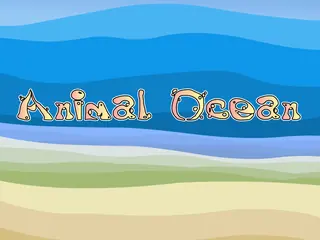 Opening frame of “Animal Ocean”, activity 3B Unit 2 Lesson 8 — an interactive activity.