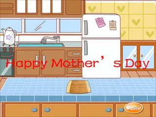 Opening frame of “Happy Mother's Day”, activity 3B Unit 3 Lesson 5 — an interactive activity.