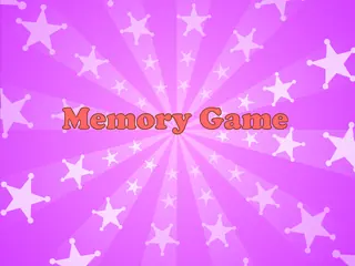 Opening frame of “Memory Game”, activity 3B Unit 4 Lesson 9 — an interactive activity.