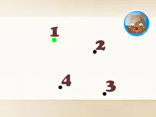 Opening frame of “Dot to Dot”, activity 4A Unit 1 Lesson 8 — an interactive activity.