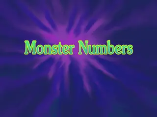 Opening frame of “Monster Numbers”, activity 4A Unit 2 Lesson 4 — an interactive activity.