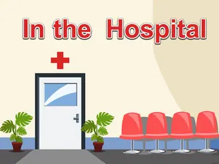 Opening frame of “In the Hospital”, activity 4A Unit 4 Lesson 2 — an interactive activity.